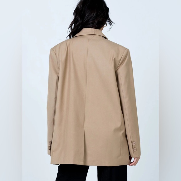 LIONESS WELCOME TO THE JUNGLE BLAZER BEIGE - Picture 6 of 9